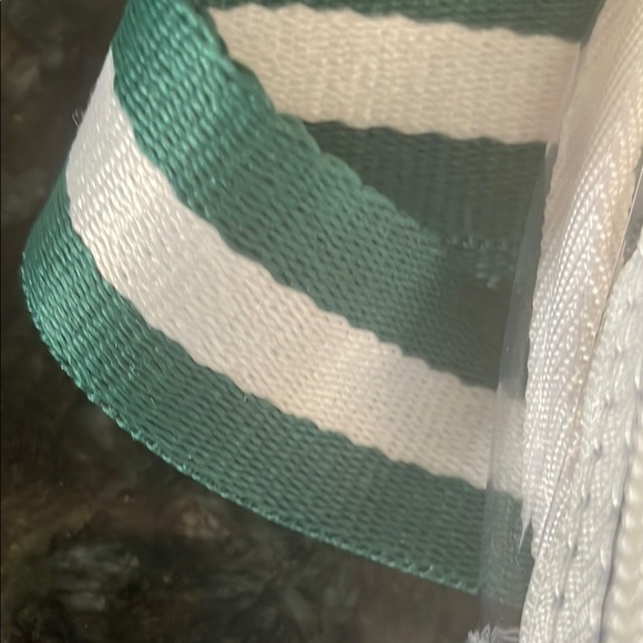 Transparent Wrist Pouch with Green Strap - Picture 3 of 3